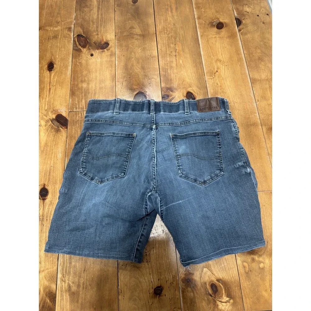 DENIZEN from Levi's Men's Denim Shorts Blue Stretch Button Fly Casual